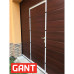 Нові гаражні ворота GANT Plus (темний дуб) 3700х2460