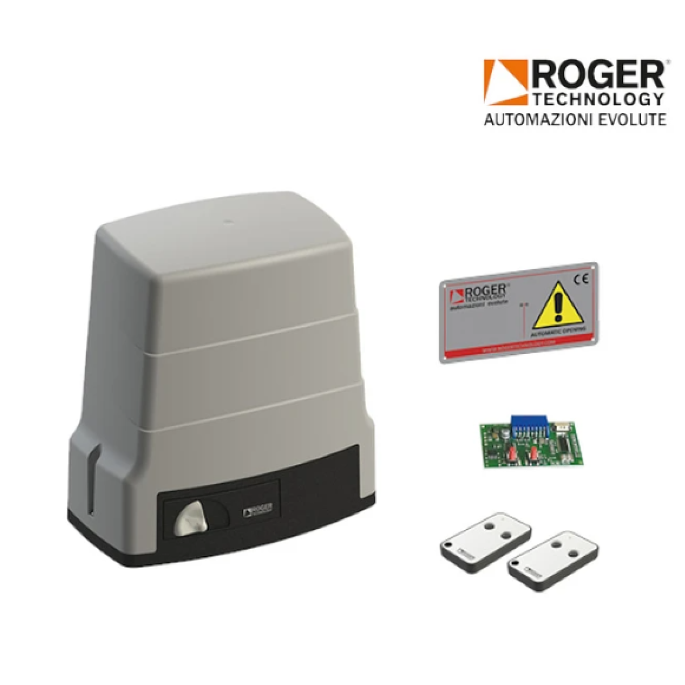 Комплект Roger Technology H30/640 для відкатних воріт масою до 600 кг з механічними кінцевими вимикачами