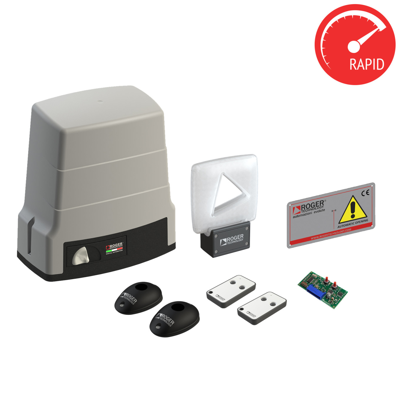 Roger Technology KIT BH30/606 HS комплект автоматики для відкатних воріта