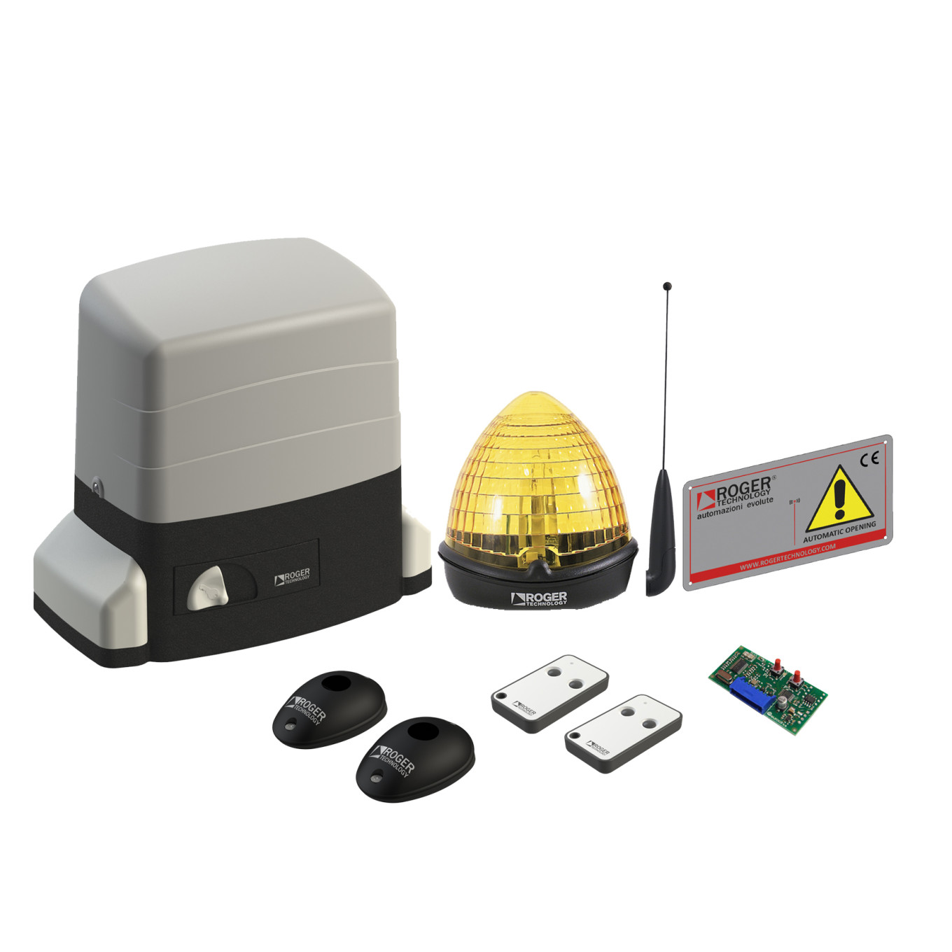 Комплект Roger Technology KIT R30/806 для воріт вагою до 800 кг з магнітними кінцевими вимикачами