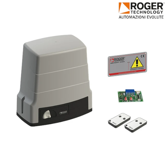 Комплект Roger Technology H30/640 для відкатних воріт масою до 600 кг з механічними кінцевими вимикачами
